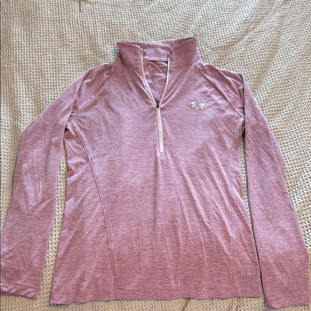 Under Armour Women's Light Purple/Pink Long Sleeve Top
